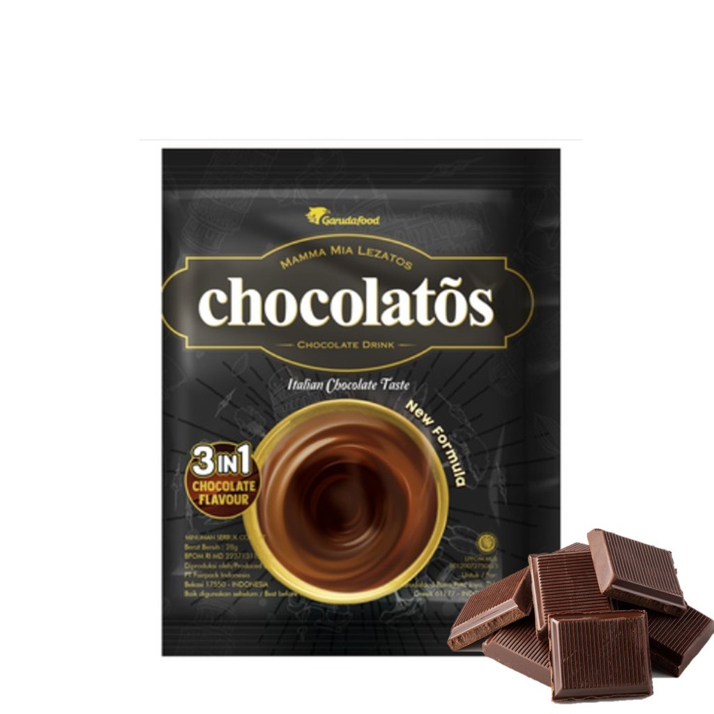 Jual Chocolatos Drink Renceng 10 sachet x 28 gram/Minuman Coklat ...
