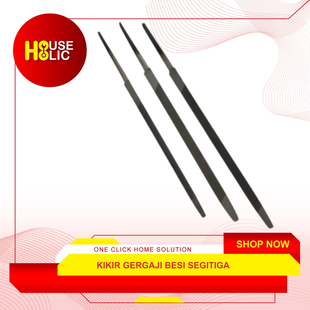 Jual Kikir Segitiga / Kikir India / Kikir Gergaji Besi Slim Taper Saw ...