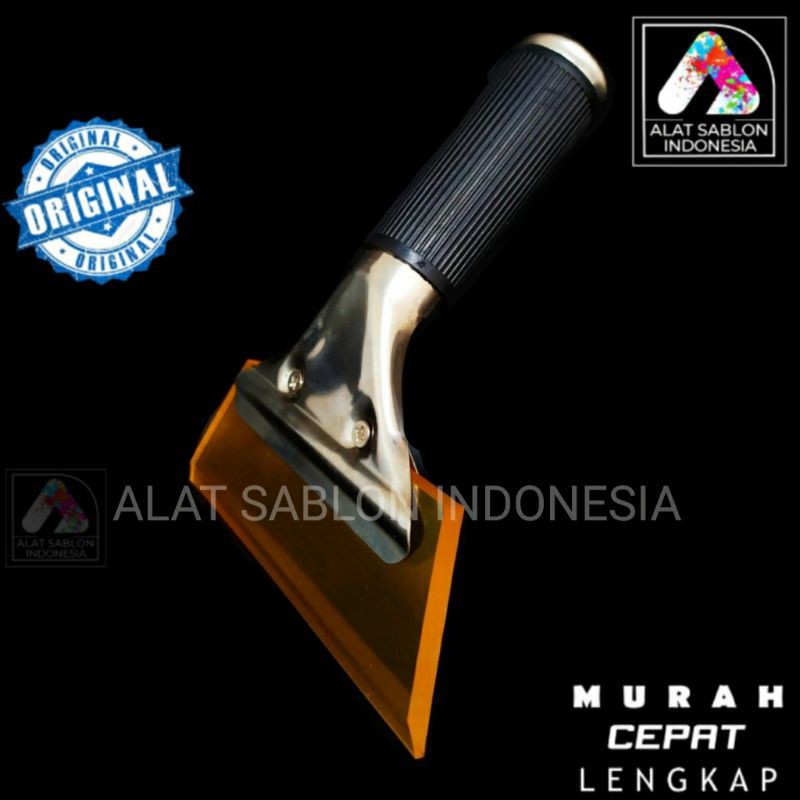 Jual ALAT PASANG STIKER KACA STAINLESS RAKEL SCRAPER | Shopee Indonesia