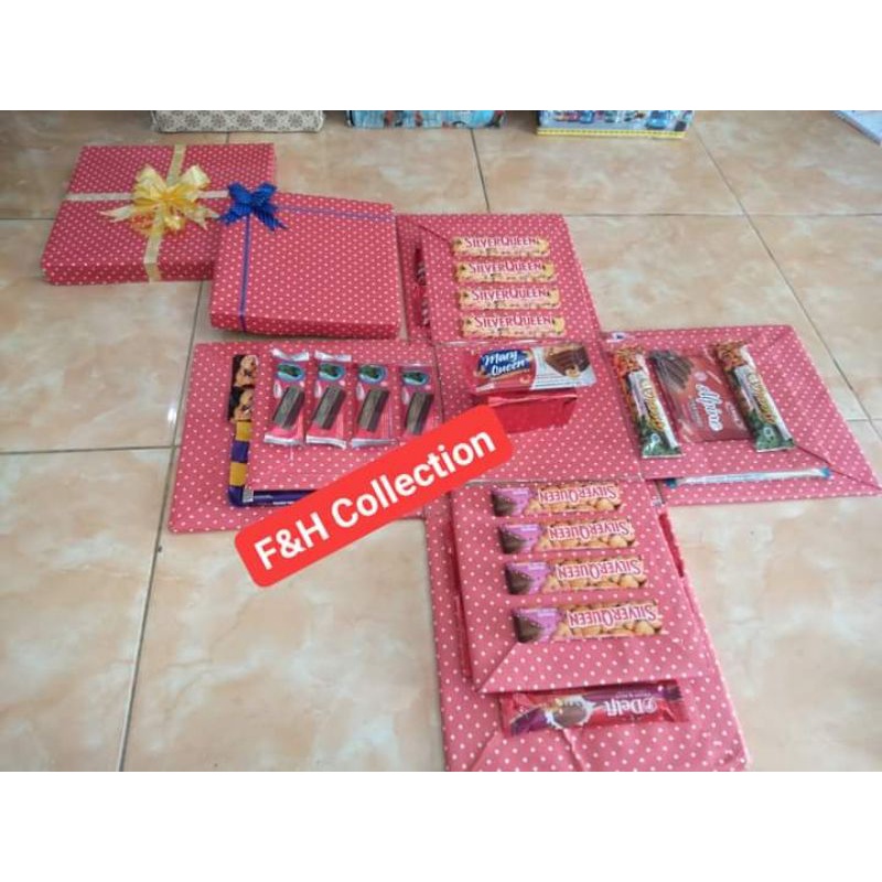 Jual Explosion box Snack/Snack box/giftbox/kado ulang tahun | Shopee ...