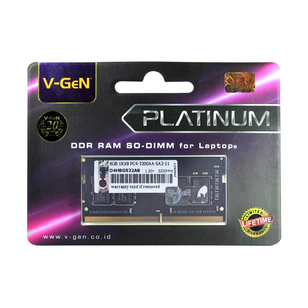 Jual RAM SODimm DDR4 V-GeN Platinum Rescue 8GB PC17000/2133Mhz PC19200 ...