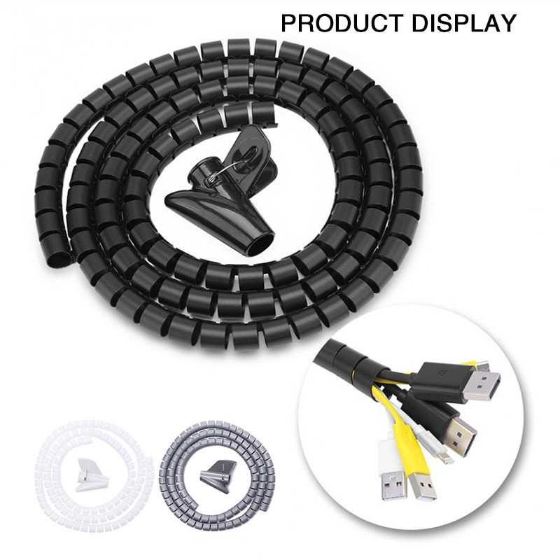 Jual Spiral Pembungkus Kabel Charger Pengaman Pelidung Kabel Listrik ...