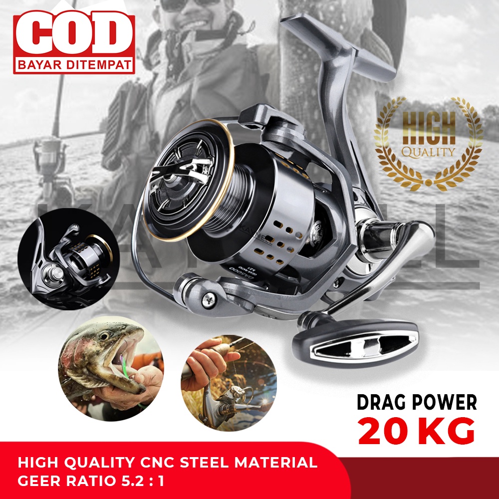 Jual (Stok Lokal) Bisa COD Reel Pancing Full Besi Real Pancing Pul Besi ...
