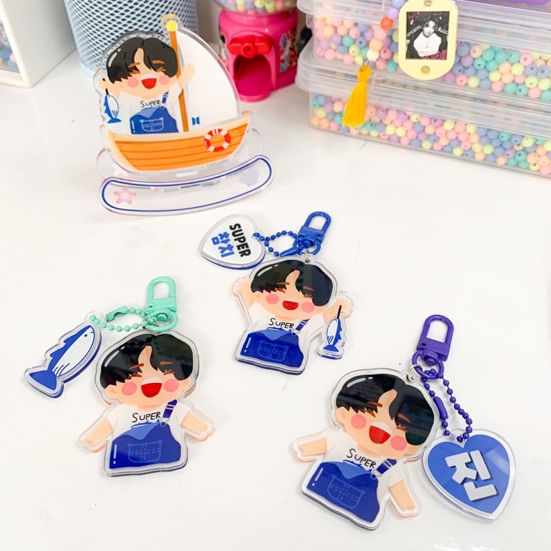 Jual [READY] SUPER TUNA JIN KEYCHAIN // GANTUNGAN KUNCI JIN | Shopee ...