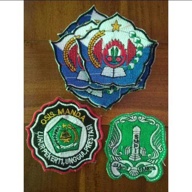 Jual Badge Logo Sekolah Lembaga Instansi Bordir (Custom) | Shopee Indonesia
