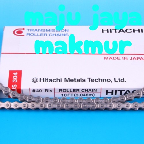 Jual roller chain rantai RS 60 A1 single sproket HITACHI JAPAN ORIGINAL ...