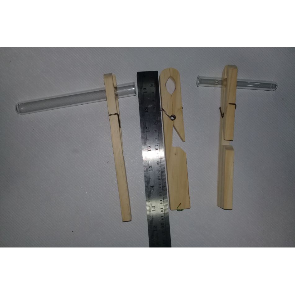 Jual Penjepit Kayu Laboratorium untuk Tabung Reaksi dll | Shopee Indonesia