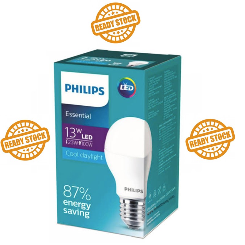 Jual Lampu Philips LED Essential 13 Watt Putih - LED Ess 13W 13Watt ...