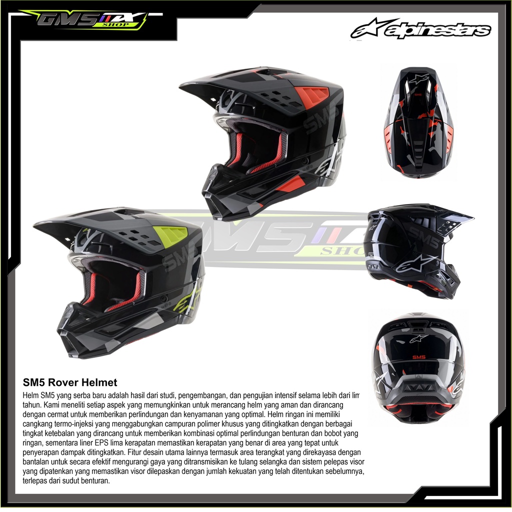 Helm alpinestar best sale