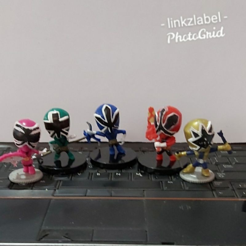 Jual SISA SET TERAKHIR miniatur POWER RANGERS chibi | Shopee Indonesia