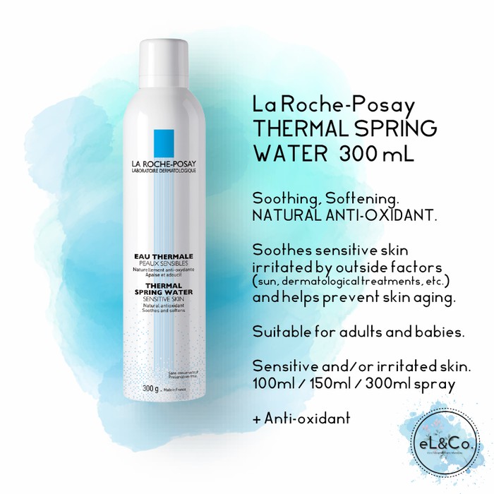 Jual La Roche Posay Thermal Spring Water 300ml Soothing Softening Thermal Spring Water 5003