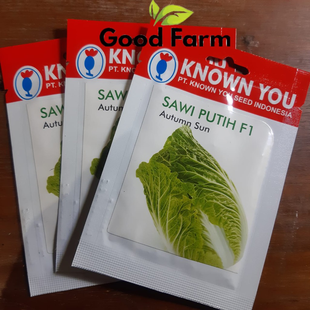 Jual Benih Sawi Putih Autumn Sun F Kemasan Urban Farming Known You