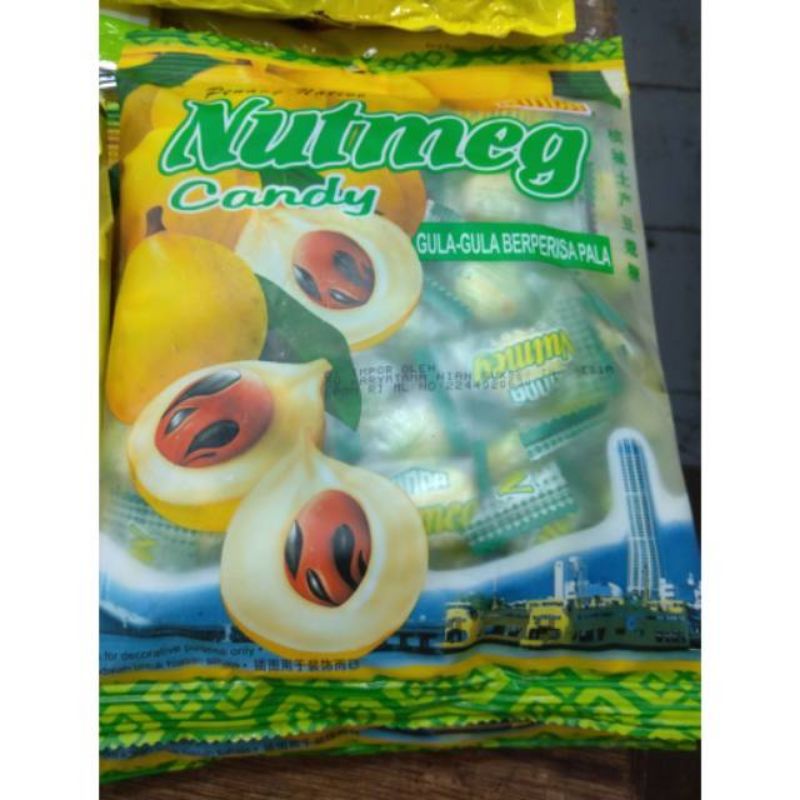 Jual Permen Rasa Pala Rinda Penang Native Nutmeg Candy Shopee Indonesia 4025