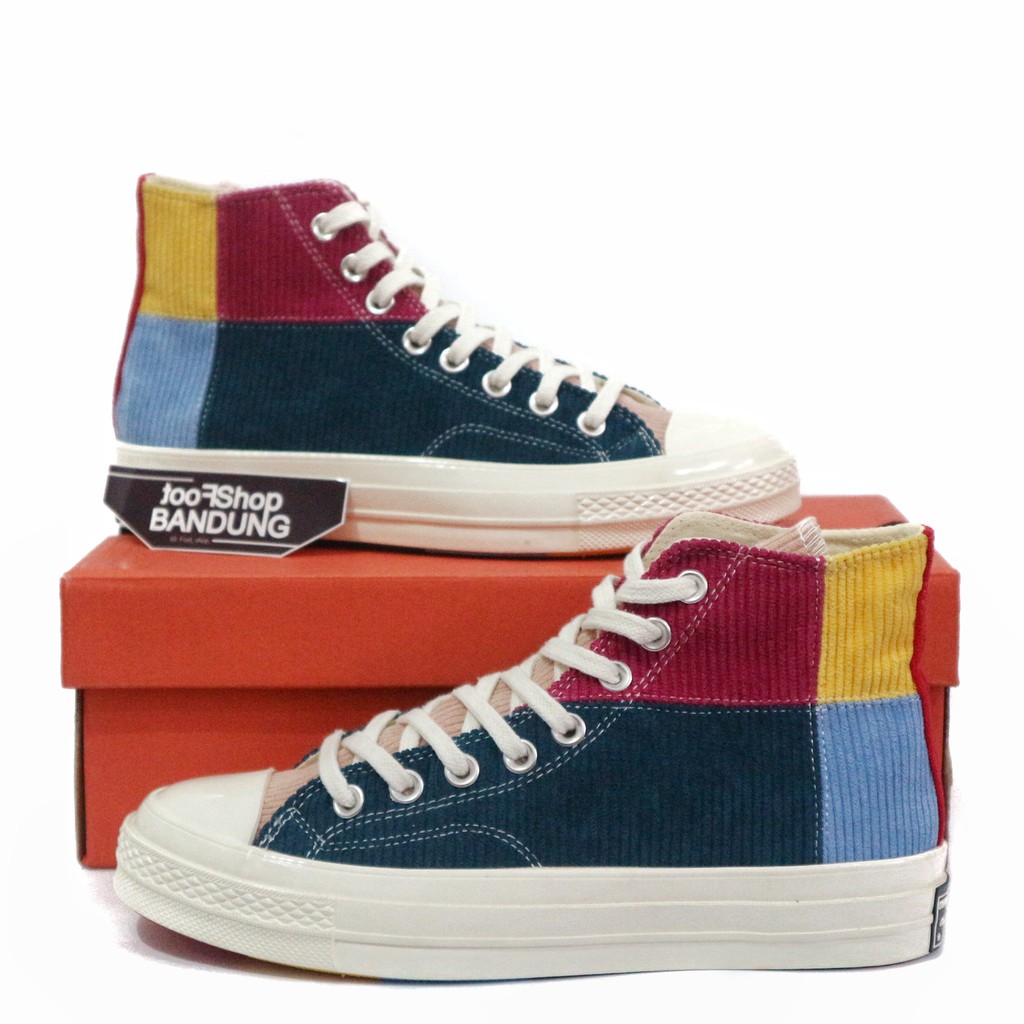 Converse 70 sales patchwork corduroy