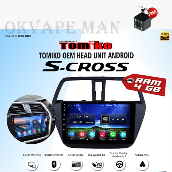 Jual Tomiko Head Unit Android Inch Suzuki Scross S Cross G Lte Shopee Indonesia