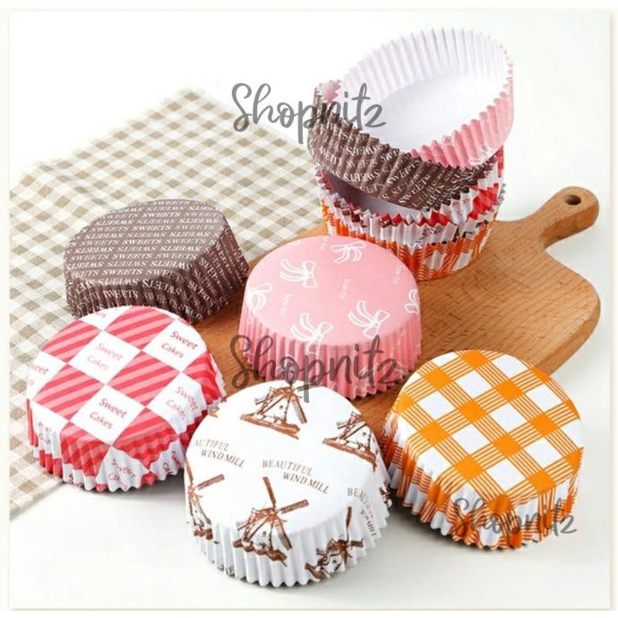 Jual Paper Cup Case Roti Bulat Cup Paper Bulat Kertas Roti Baking ...