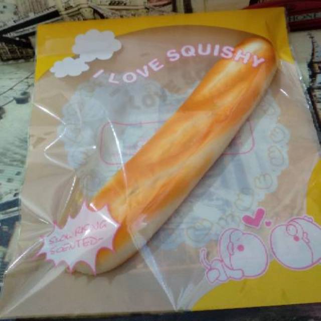 Jual Mainan squishy bentuk roti panjang | Shopee Indonesia