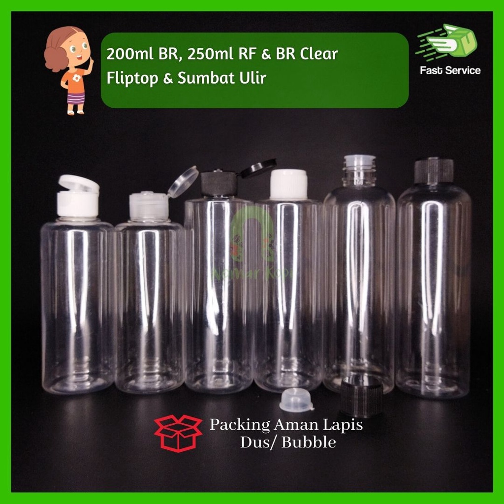 Jual Botol Ml Clear Rf Fliptop Pet Tebal Sabun Shampo Sanitizer