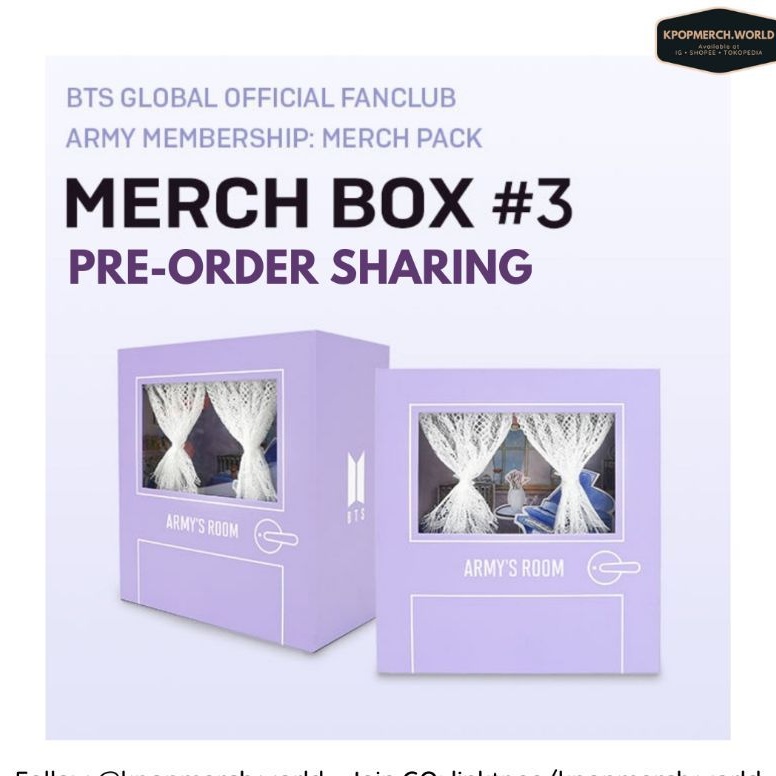 防弾少年団(BTS) - BTS MARCH BOX #3  ARMY’S ROOM  マーチボックス BTS Merch Box 3 Japan Official Fan Club Limited Pack ARMY'S