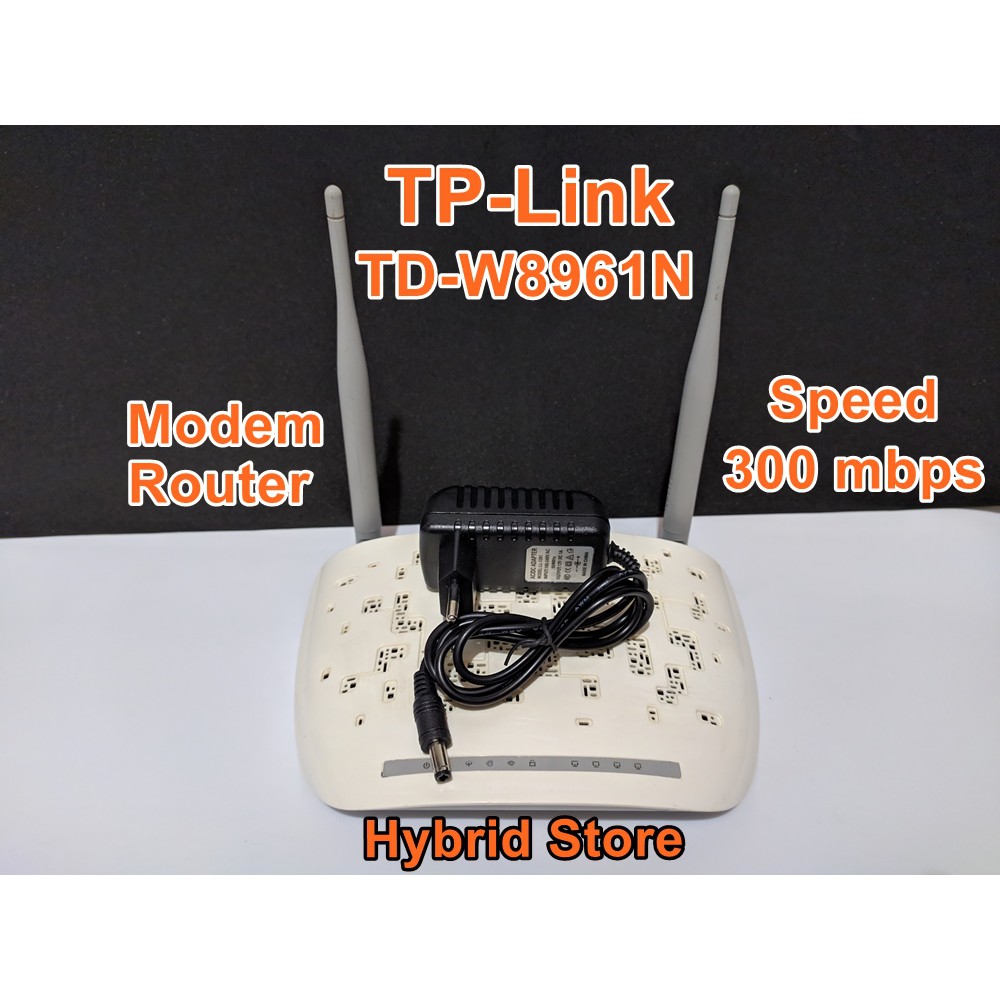 Jual Modem Router Tp Link Td W8961n Unlock Wifi Speed 300 Mbps Shopee