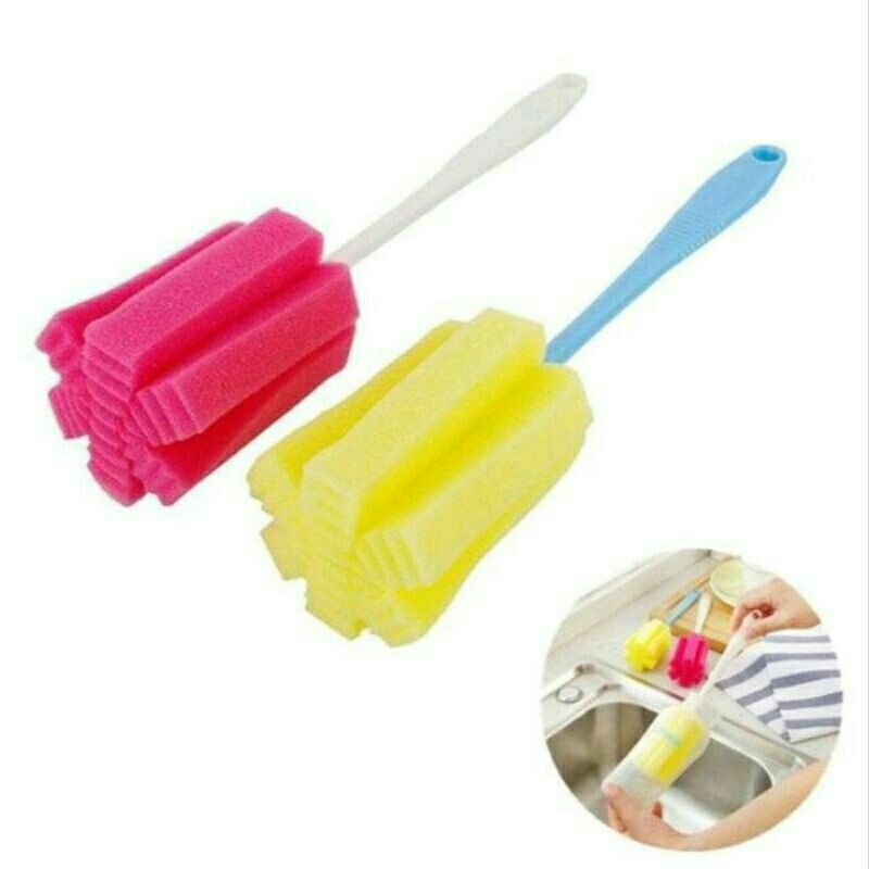 Jual Spons cuci botol sikat busa pencuci botol dan gelas tongkat ...