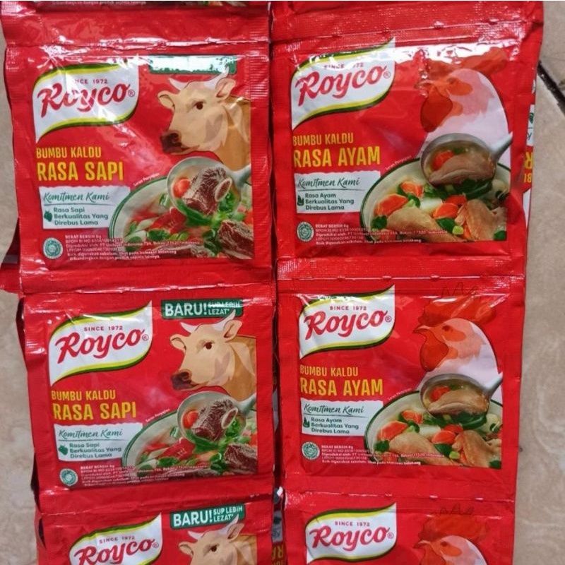 Jual ROYCO 8G Ayam / Sapi (48 Renceng @12 Pcs) - Termurah | Shopee ...