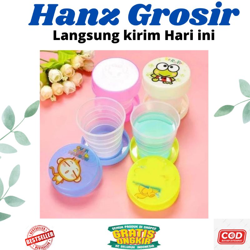 Jual Gelas Lipat Plastik Portable Cup Plastik Murah Shopee Indonesia 9743