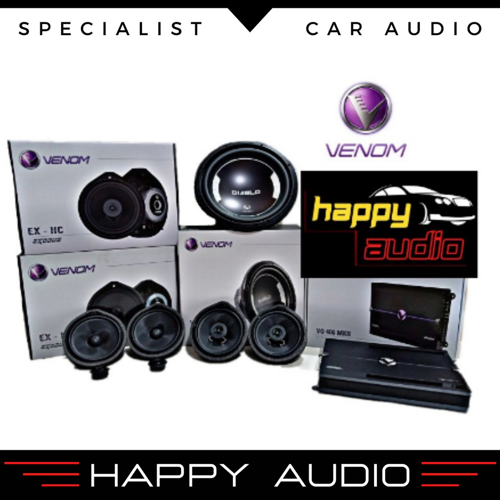 Jual PAKET AUDIO FULL VENOM EXODUS OEM PNP HONDA TOYOTA NISSAN ...