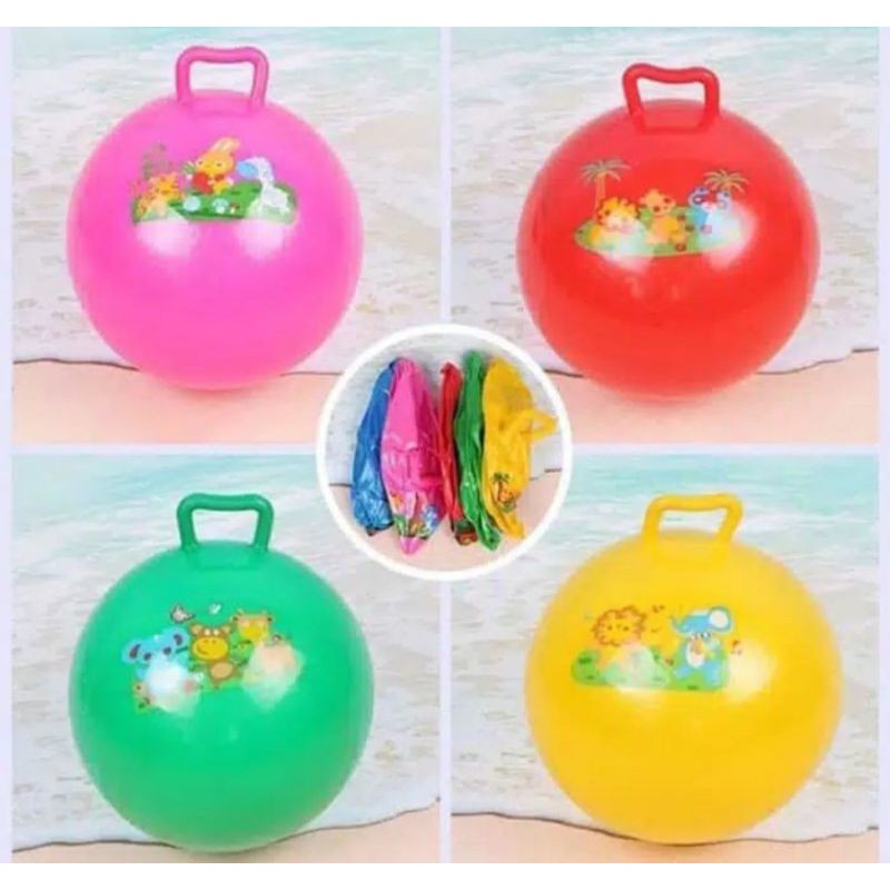 Jual Mainan anak Balon Jumping besar ada pegangan | Shopee Indonesia