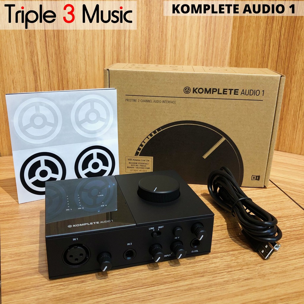 Jual Native Instruments Komplete Audio 1 Soundcard Recording | Shopee ...