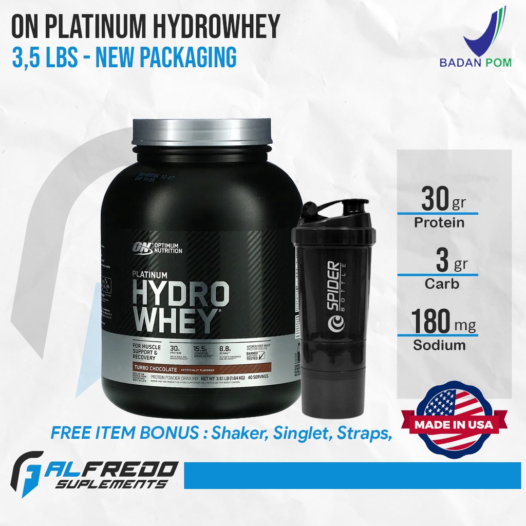 Optimum Nutrition, Platinum Hydro Whey Protein Powder, Turbo Chocolate,  3.61 lb, 40 Servings 