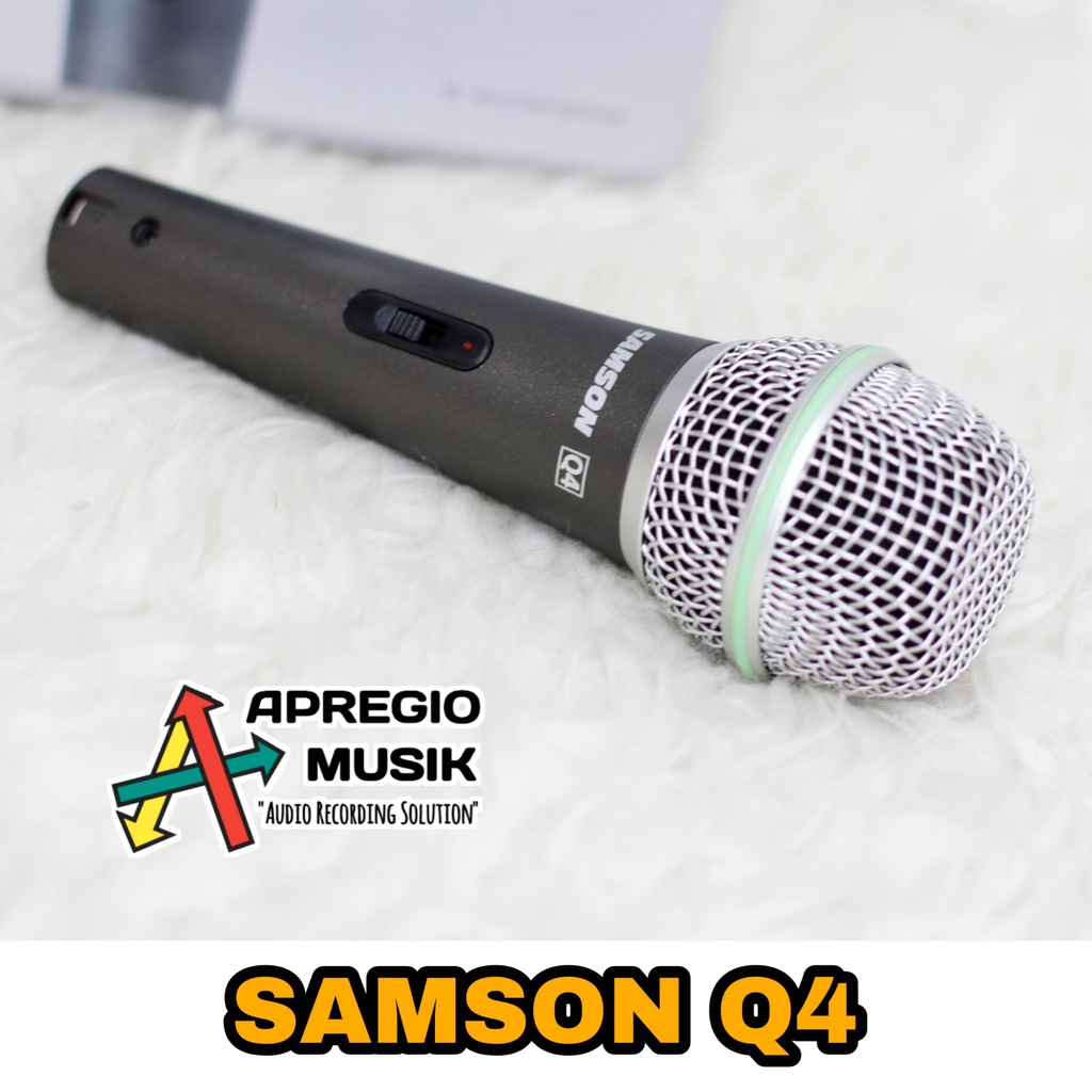 Samson Q4 CL - Micro Dynamique Supercardioïde Parfait Pour Scène, Podcast Et Enregistrement