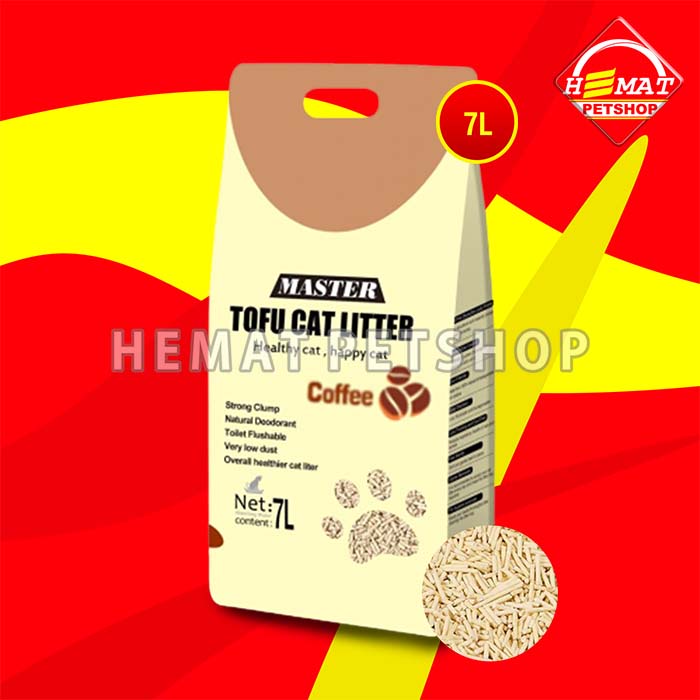 Jual Master Tofu Soya Cat Litter Pasir Gumpal Kucing 7 Litter | Shopee ...