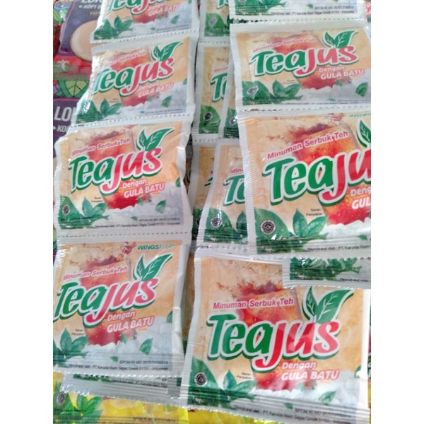 Jual Teajus Teh Rasateajus Gula Batuminuman Teh Serbuk Shopee Indonesia 7465