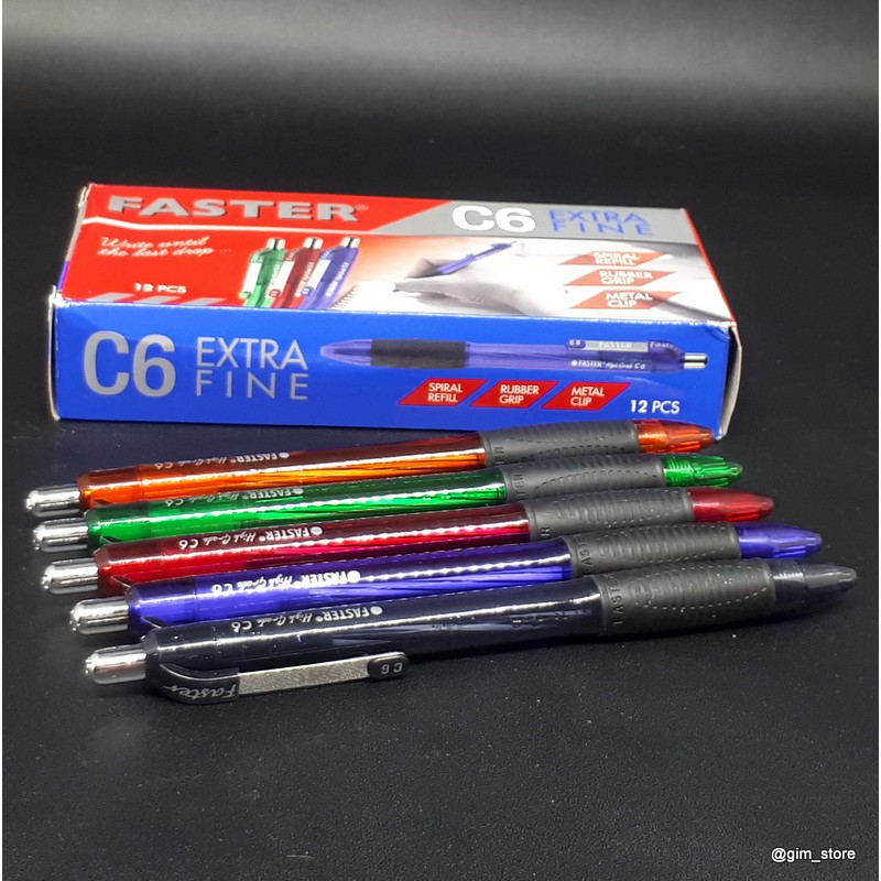 Jual PULPEN FASTER C6 HITAM | Shopee Indonesia