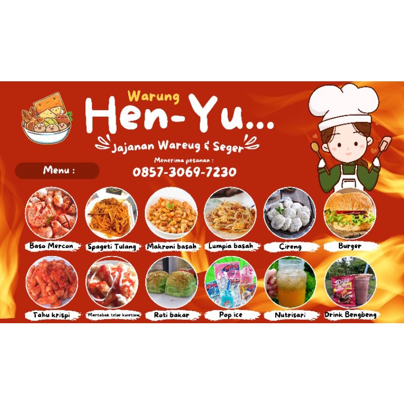 Jual paket banner spanduk dan menu | Shopee Indonesia