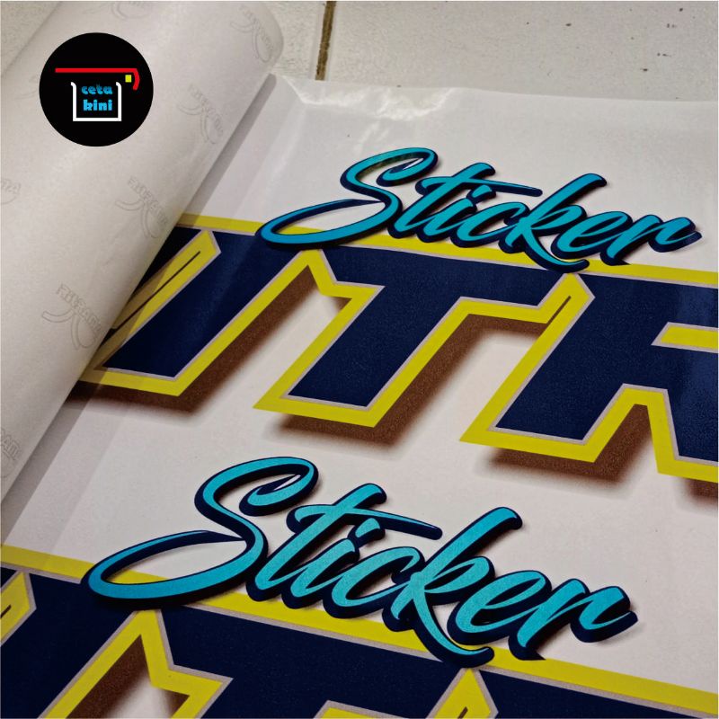 Jual Cetak Sticker Vinil Ritrama Meteran | Shopee Indonesia