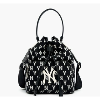 Jual Tas MLB Monogram Jacquard Hobo Bag New York Yankees Import