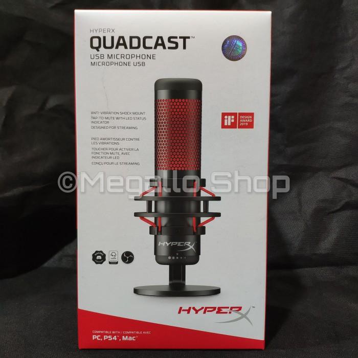 Jual Hyperx Quadcast USB Condenser Gaming Microphone Garansi Resmi ...