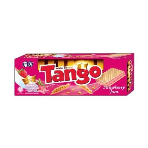 Jual TANGO WAFER STRAWBERRY JAM 133 GRAM | Shopee Indonesia