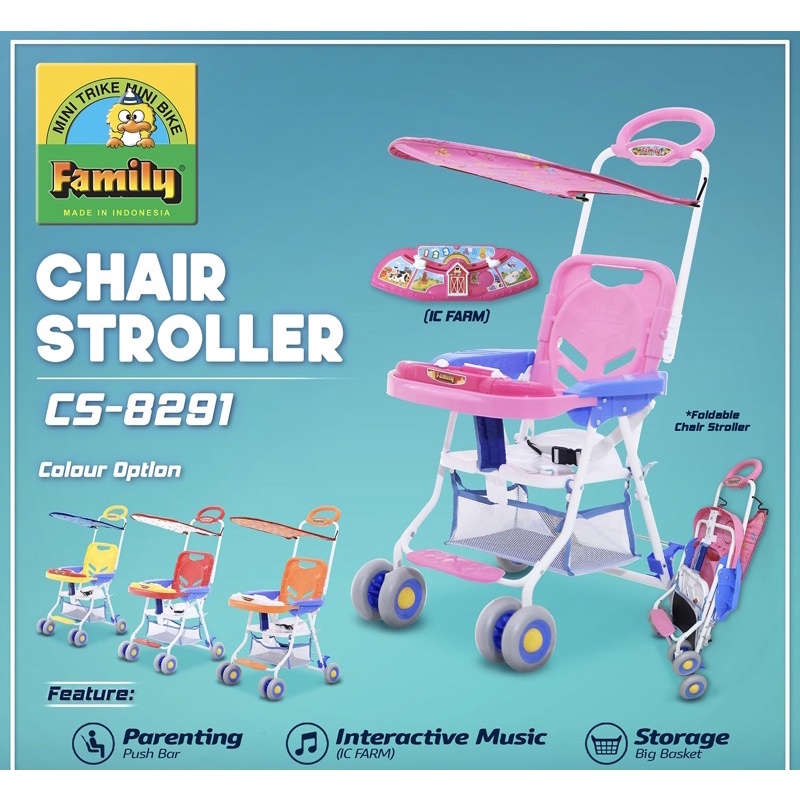 Family stroller clearance chair