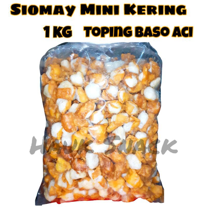 Jual Siomay Mini Kering 1 Kg Toping Baso Aci Shopee Indonesia