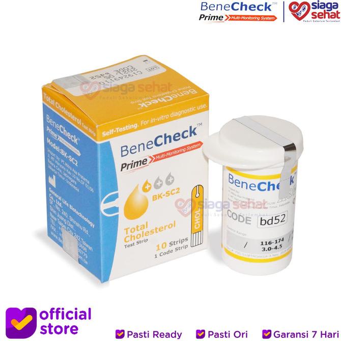 Jual Benecheck PRIME - Test Strip Kolestrol ( Strip Alat Cek Kesehatan ...