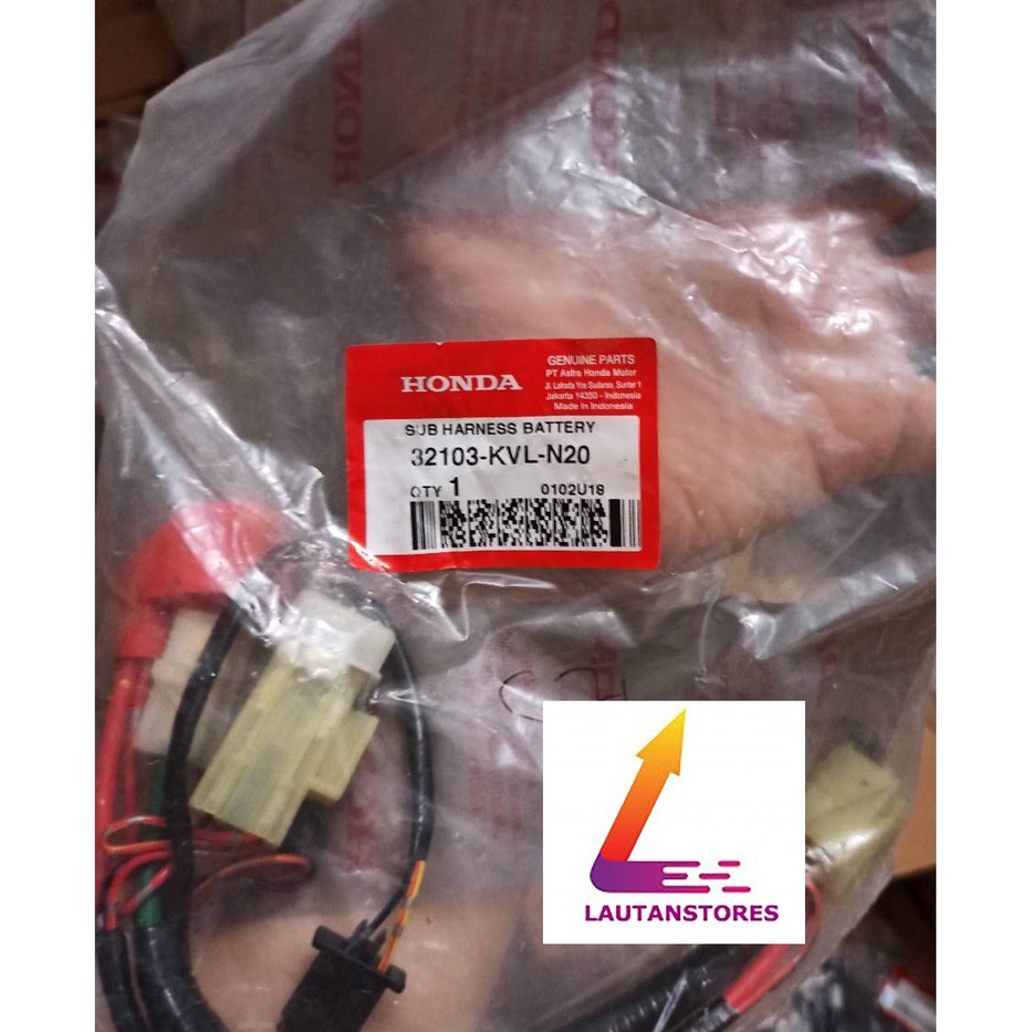 Jual 32103-KVL-N20 Kabel Body Aki Supra X 125 Batman Injeksi | Shopee