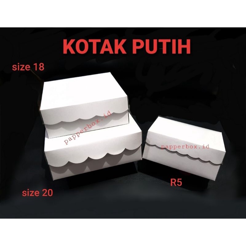 Jual Kotak Nasi Putih | Box Nasi | Kraft Putih (Baca Desk!!!) | Shopee ...