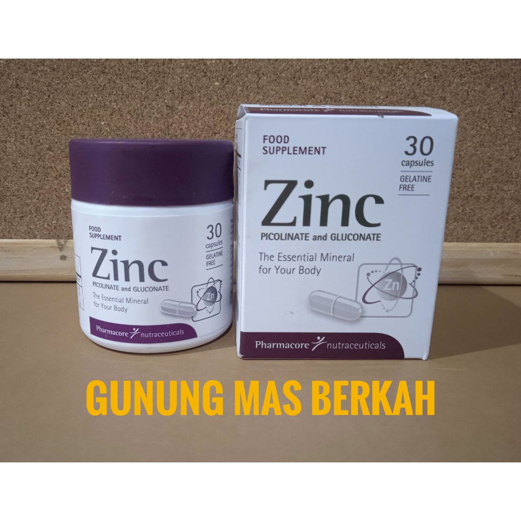 Jual ZINC PICOLINATE AND GLUCONATE 30 KAPSUL Zinc Picolinate and