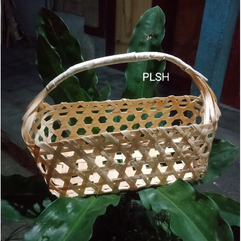 Jual Anyaman Bambu Tas Sedang Custom 25×15×10cm Shopee Indonesia 9597