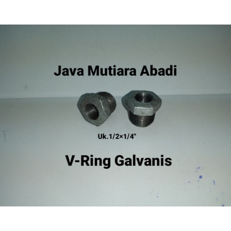 Jual Vlok Ring Besi Bushing Galvanis Drat Luar Dalam Shopee