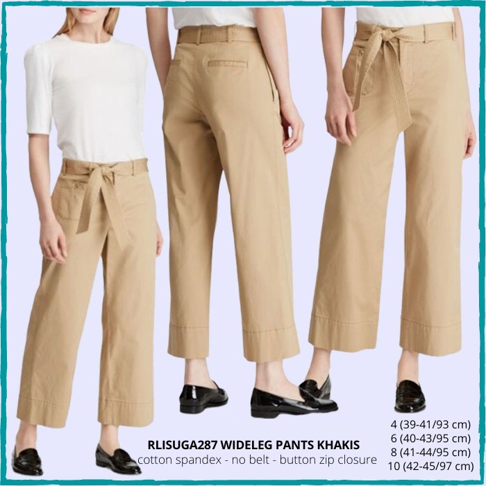 Jual Celana Wanita Isuga Wideleg Pants Khakis Shopee Indonesia