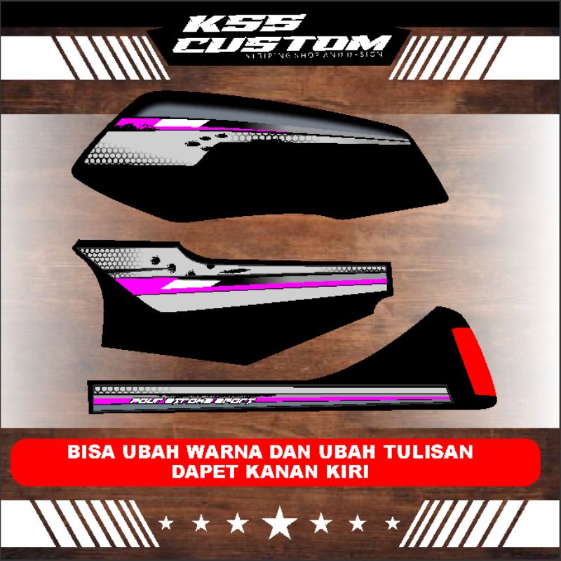 Jual Striping Gl Custom Variasi Herex Striping Les Gl Variasi Simpel